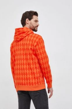 Ανδρικά Χωρίς φερμουάρ Μπλούζα Karl Lagerfeld χρώμα: πορτοκαλί -Karl Lagerfeld Εκπτώσεις unnamed file 1882