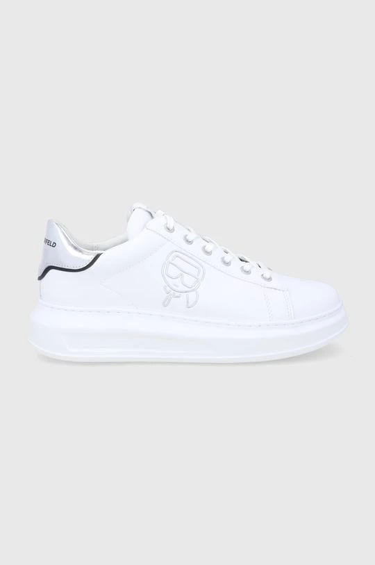 Ανδρικά Sneakers Δερμάτινα παπούτσια Karl Lagerfeld άσπρο 3 Ανδρικά Sneakers Δερμάτινα παπούτσια Karl Lagerfeld άσπρο
