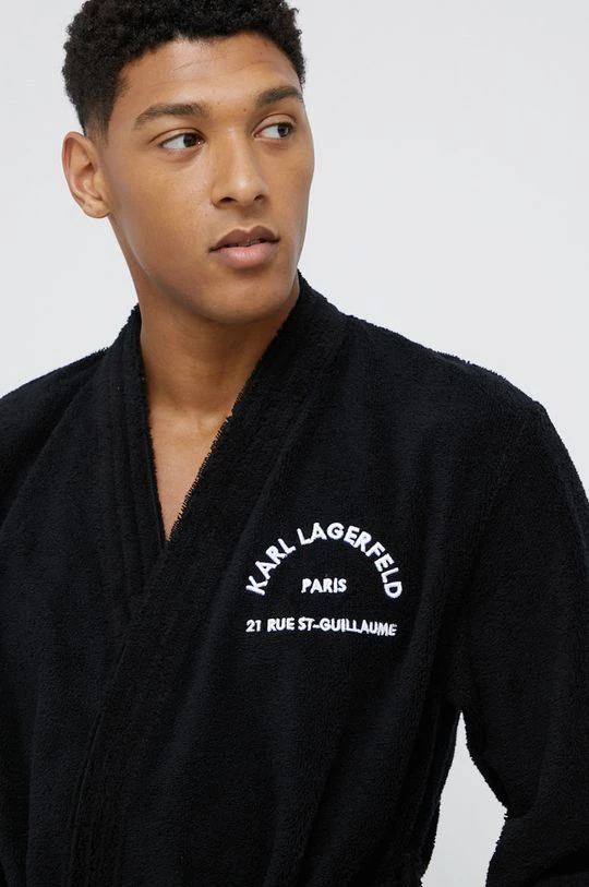 Μπουρνούζια Karl Lagerfeld - Μπουρνούζι γκρί 4 Μπουρνούζια Karl Lagerfeld - Μπουρνούζι γκρί - Image 2