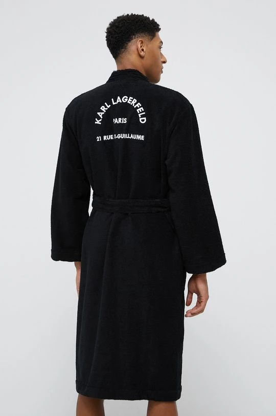 Μπουρνούζια Karl Lagerfeld - Μπουρνούζι γκρί 5 Μπουρνούζια Karl Lagerfeld - Μπουρνούζι γκρί - Image 3