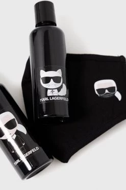 Μάσκες Karl Lagerfeld - Κιτ ταξιδιού - τσάντα καλλυντικών, μάσκα και δύο δοχεία μαύρο -Karl Lagerfeld Εκπτώσεις unnamed file 1907