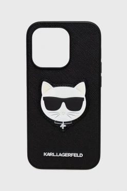 Θήκες για γυναίκες Θήκη κινητού Karl Lagerfeld Iphone 14 Pro 6,1" μαύρο