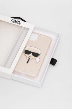 Θήκες για γυναίκες Θήκη κινητού Karl Lagerfeld χρυσαφί -Karl Lagerfeld Εκπτώσεις unnamed file 2037