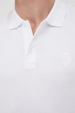 Ανδρικά Πόλο μπλουζάκια Πόλο Karl Lagerfeld άσπρο -Karl Lagerfeld Εκπτώσεις unnamed file 2054