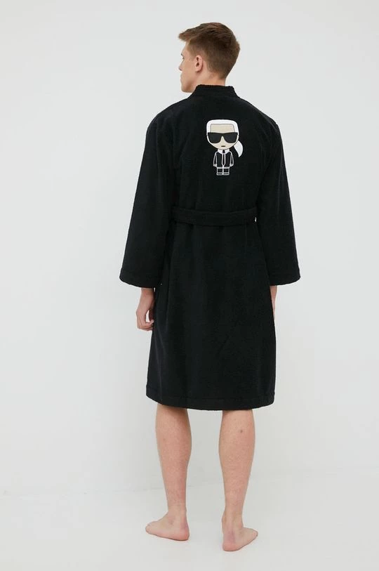 Ανδρικά Μπουρνούζια Μπουρνούζι Karl Lagerfeld μαύρο 3 Ανδρικά Μπουρνούζια Μπουρνούζι Karl Lagerfeld μαύρο