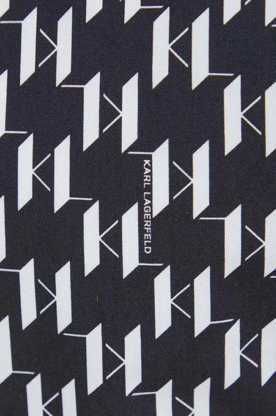 Ανδρικά Πουκάμισα Βαμβακερό πουκάμισο Karl Lagerfeld χρώμα: ναυτικό μπλε, 4 Ανδρικά Πουκάμισα Βαμβακερό πουκάμισο Karl Lagerfeld χρώμα: ναυτικό μπλε, - Image 2