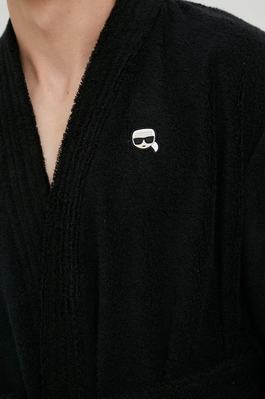 Ανδρικά Μπουρνούζια Μπουρνούζι Karl Lagerfeld μαύρο 8 Ανδρικά Μπουρνούζια Μπουρνούζι Karl Lagerfeld μαύρο - Image 6