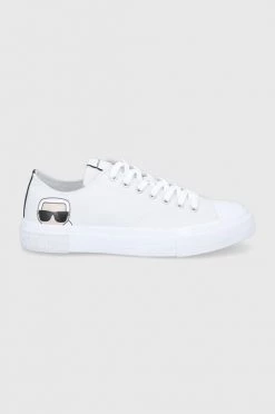 Ανδρικά Χαμηλά Πάνινα παπούτσια Karl Lagerfeld Kampus Iii χρώμα: άσπρο