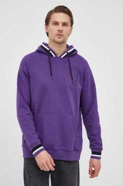 Ανδρικά Χωρίς φερμουάρ Μπλούζα Karl Lagerfeld χρώμα: μοβ,