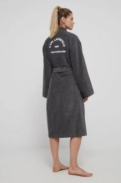 Μπουρνούζια Karl Lagerfeld - Μπουρνούζι γκρί -Karl Lagerfeld Εκπτώσεις unnamed file 2152