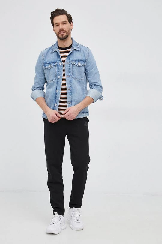 Ανδρικά Παντελόνια φόρμας Παντελόνι Karl Lagerfeld χρώμα: μαύρο 4 Ανδρικά Παντελόνια φόρμας Παντελόνι Karl Lagerfeld χρώμα: μαύρο - Image 2