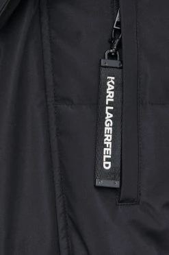 Ανδρικά Μακριά μπουφάν Μπουφάν με επένδυση από πούπουλα Karl Lagerfeld μαύρο -Karl Lagerfeld Εκπτώσεις unnamed file 2176