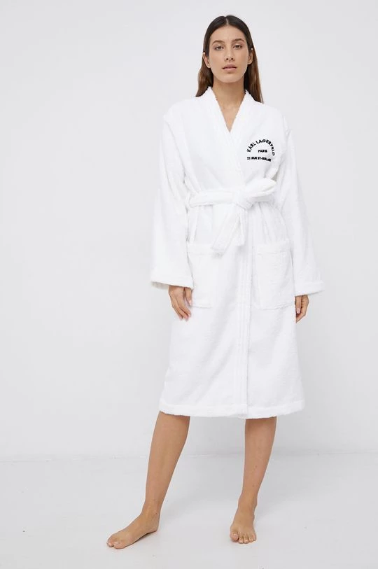 Μπουρνούζια Karl Lagerfeld - Μπουρνούζι γκρί 4 Μπουρνούζια Karl Lagerfeld - Μπουρνούζι γκρί - Image 2