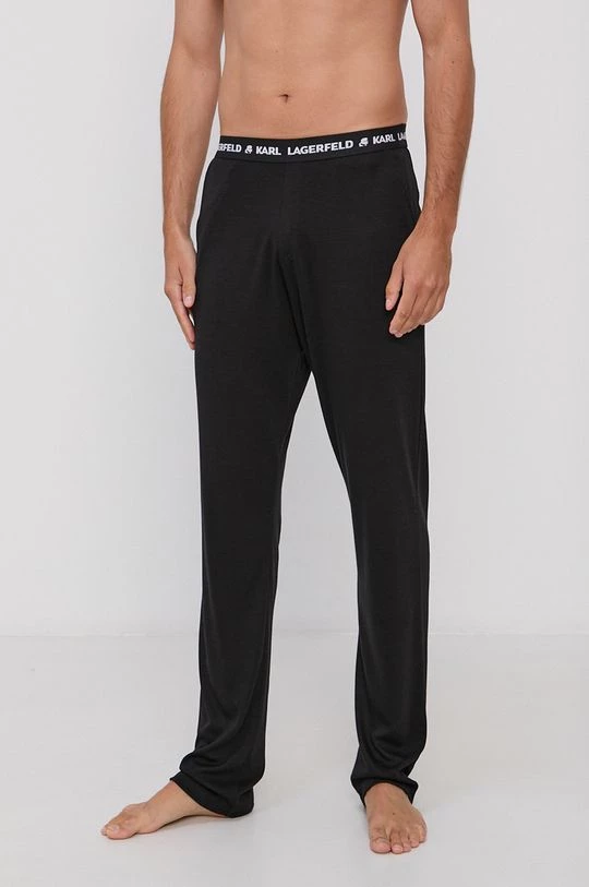 Ανδρικά Πιζάμα Παντελόνι πιτζάμας Karl Lagerfeld χρώμα: μαύρο 3 Ανδρικά Πιζάμα Παντελόνι πιτζάμας Karl Lagerfeld χρώμα: μαύρο