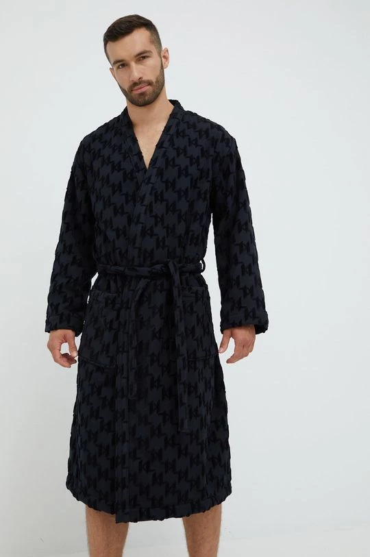 Μπουρνούζια Μπουρνούζι Karl Lagerfeld μαύρο 3 Μπουρνούζια Μπουρνούζι Karl Lagerfeld μαύρο