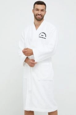 Μπουρνούζια Μπουρνούζι Karl Lagerfeld άσπρο