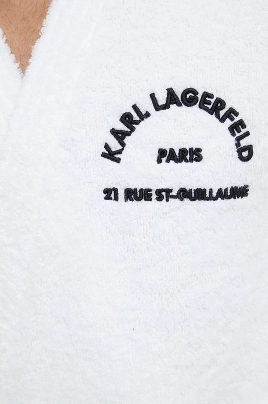 Μπουρνούζια Μπουρνούζι Karl Lagerfeld άσπρο 7 Μπουρνούζια Μπουρνούζι Karl Lagerfeld άσπρο - Image 5