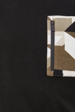 Ανδρικά Μπλουζάκια Βαμβακερό μπλουζάκι Karl Lagerfeld μαύρο -Karl Lagerfeld Εκπτώσεις unnamed file 2345