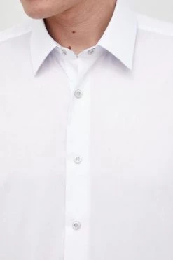 Ανδρικά Πουκάμισα Πουκάμισο Karl Lagerfeld άσπρο, -Karl Lagerfeld Εκπτώσεις unnamed file 2372