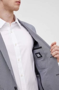 Ανδρικά Σακάκια Σακάκι Karl Lagerfeld χρώμα: μαύρο -Karl Lagerfeld Εκπτώσεις unnamed file 2384