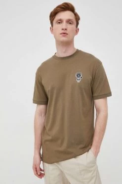 Ανδρικά Μπλουζάκια Βαμβακερό μπλουζάκι Karl Lagerfeld πράσινο 11 Ανδρικά Μπλουζάκια Βαμβακερό μπλουζάκι Karl Lagerfeld πράσινο -Karl Lagerfeld Εκπτώσεις unnamed file 2388