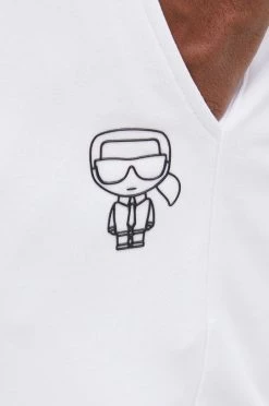 Ανδρικά Παντελόνια φόρμας Παντελόνι Karl Lagerfeld χρώμα: άσπρο -Karl Lagerfeld Εκπτώσεις unnamed file 2412