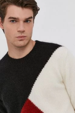 Ανδρικά Χωρίς φερμουάρ Μάλλινο πουλόβερ Karl Lagerfeld χρώμα: κόκκινο -Karl Lagerfeld Εκπτώσεις unnamed file 2438