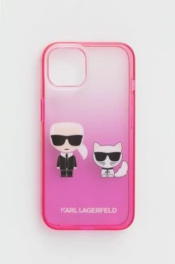 Θήκες για γυναίκες Θήκη κινητού Karl Lagerfeld Iphone 13 6,1'' ροζ
