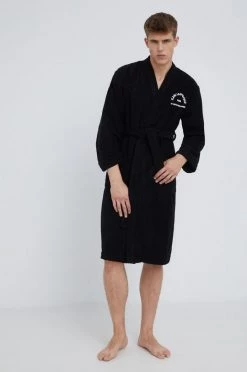 Ανδρικά Μπουρνούζια Μπουρνούζι Karl Lagerfeld μαύρο