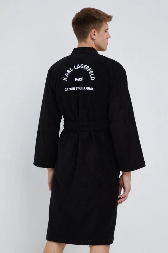 Ανδρικά Μπουρνούζια Μπουρνούζι Karl Lagerfeld μαύρο 4 Ανδρικά Μπουρνούζια Μπουρνούζι Karl Lagerfeld μαύρο - Image 2