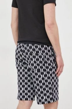 Ανδρικά Σορτς Βαμβακερό σορτσάκι Karl Lagerfeld μαύρο -Karl Lagerfeld Εκπτώσεις unnamed file 2521