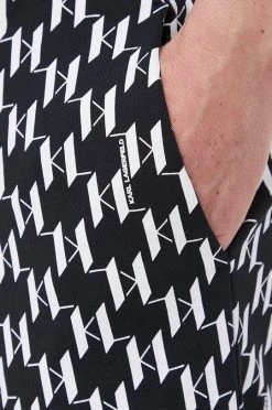 Ανδρικά Σορτς Βαμβακερό σορτσάκι Karl Lagerfeld μαύρο -Karl Lagerfeld Εκπτώσεις unnamed file 2522