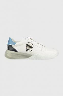 Ανδρικά Sneakers Δερμάτινα αθλητικά παπούτσια Karl Lagerfeld Kapri Run άσπρο