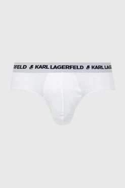 Ανδρικά Μπόξερ και σλιπ Σλιπ Karl Lagerfeld (3-pack) χρώμα: άσπρο -Karl Lagerfeld Εκπτώσεις unnamed file 2549