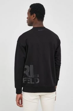 Ανδρικά Χωρίς φερμουάρ Μπλούζα Karl Lagerfeld χρώμα: μαύρο, -Karl Lagerfeld Εκπτώσεις unnamed file 2580