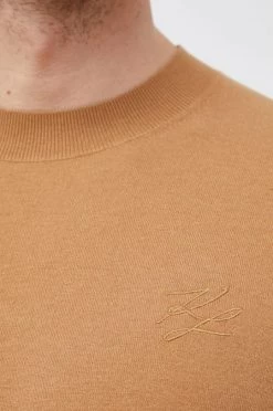 Ανδρικά Χωρίς φερμουάρ Πουλόβερ Karl Lagerfeld χρώμα: μπεζ -Karl Lagerfeld Εκπτώσεις unnamed file 2597