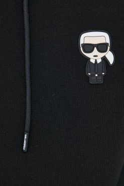 Ανδρικά Χωρίς φερμουάρ Μπλούζα Karl Lagerfeld μαύρο, με κουκούλα -Karl Lagerfeld Εκπτώσεις unnamed file 260