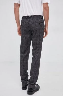 Ανδρικά Υφασμάτινα Παντελόνι Karl Lagerfeld χρώμα: μαύρο -Karl Lagerfeld Εκπτώσεις unnamed file 2600