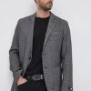 Ανδρικά Σακάκια Μπλέιζερ με μίγμα μαλλιού Karl Lagerfeld χρώμα: μαύρο -Karl Lagerfeld Εκπτώσεις unnamed file 2602