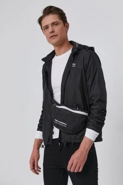 Ανδρικά Κοντά μπουφάν Μπουφάν Karl Lagerfeld χρώμα: μαύρο