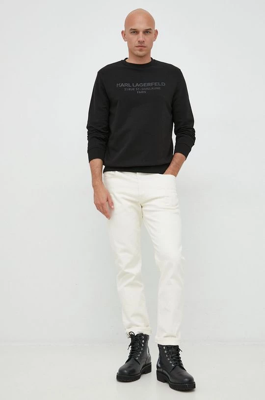 Ανδρικά Χωρίς φερμουάρ Μπλούζα Karl Lagerfeld μαύρο, 4 Ανδρικά Χωρίς φερμουάρ Μπλούζα Karl Lagerfeld μαύρο, - Image 2