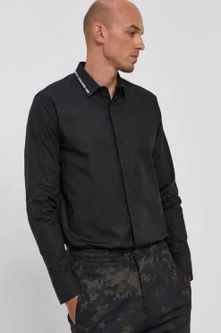 Ανδρικά Πουκάμισα Πουκάμισο Karl Lagerfeld χρώμα: μαύρο 11 Ανδρικά Πουκάμισα Πουκάμισο Karl Lagerfeld χρώμα: μαύρο -Karl Lagerfeld Εκπτώσεις unnamed file 2634