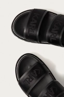 Ανδρικά Σανδάλια Karl Lagerfeld χρώμα: μαύρο -Karl Lagerfeld Εκπτώσεις unnamed file 2645