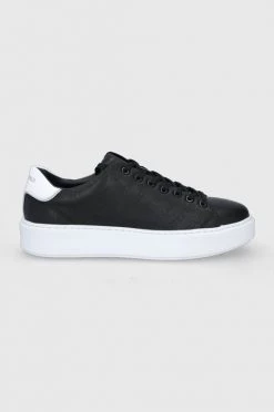 Ανδρικά Sneakers Δερμάτινα παπούτσια Karl Lagerfeld Maxi Kup μαύρο