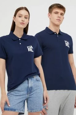 Ανδρικά Πόλο μπλουζάκια Πόλο Karl Lagerfeld ναυτικό μπλε