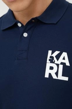 Ανδρικά Πόλο μπλουζάκια Πόλο Karl Lagerfeld ναυτικό μπλε -Karl Lagerfeld Εκπτώσεις unnamed file 2661
