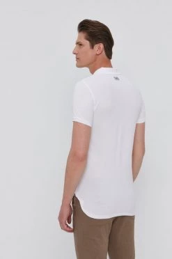 Ανδρικά Πόλο μπλουζάκια Πόλο Karl Lagerfeld χρώμα: άσπρο -Karl Lagerfeld Εκπτώσεις unnamed file 2675