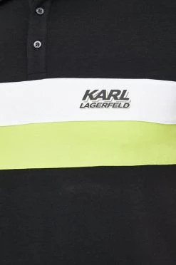 Ανδρικά Πόλο μπλουζάκια Πόλο Karl Lagerfeld μαύρο -Karl Lagerfeld Εκπτώσεις unnamed file 2710