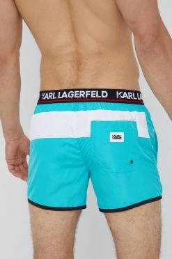Ανδρικά Σόρτς Σορτς κολύμβησης Karl Lagerfeld ανοιχτό μπλε -Karl Lagerfeld Εκπτώσεις unnamed file 2720
