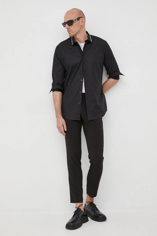 Ανδρικά Πουκάμισα Πουκάμισο Karl Lagerfeld μαύρο, 5 Ανδρικά Πουκάμισα Πουκάμισο Karl Lagerfeld μαύρο, - Image 3